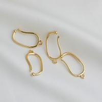 Brass Earring Drop Component, DIY & for woman 