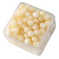 Harz Perlen Schmuck, rund, DIY & verschiedene Größen vorhanden & glänzend, keine, verkauft von Tasche