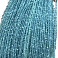 Katzenauge Perlen, poliert, DIY & facettierte, säurenblau, 3mm, Länge:ca. 35-38 cm, verkauft von Strang