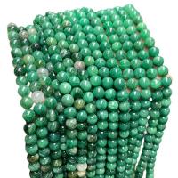 Single Gemstone Beads, Euchlorite Kmaite, Round, polished, DIY 