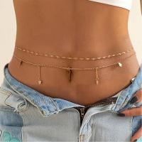 Decorative Chain Belt, Zinc Alloy, plated, fashion jewelry & for woman Approx 68 cm 