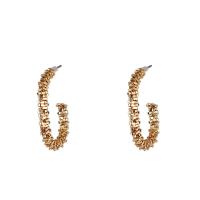Zinc Alloy Stud Earring, fashion jewelry & for woman 