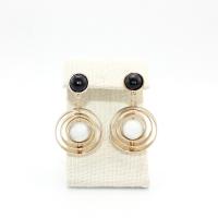 Boucle d'oreille en demi-gemme , laiton, avec Magnésite, bijoux de mode & pour femme Vendu par paire