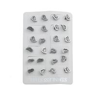 Stainless Steel Stud Earring, 316 Stainless Steel, fashion jewelry & for woman, original color 