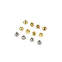 Brass Spacer Beads, plated, DIY 4mm 