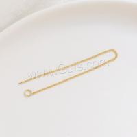 Brass Earring Drop Component, plated, DIY 90mm 