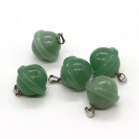Gemstone Jewelry Pendant, Natural Stone, with Labradorite & Green Aventurine & Clear Quartz, multifunctional & DIY 18mm,20mm [