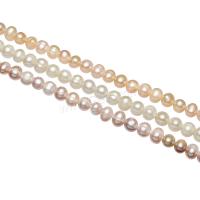 Potato Cultured Freshwater Pearl Beads, natural 5-6mm Approx 0.8mm Approx 14.5 Inch 