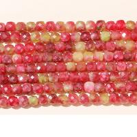 Perles de pierre gemme unique, calcédoine, cadre, poli, DIY, plus de couleurs à choisir, 6mm, Environ Vendu par brin