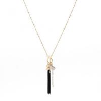 Zinc Alloy Necklace, fashion jewelry & for woman Approx 27.55 Inch 