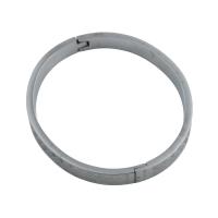 Stainless Steel Bangle, 304 Stainless Steel, fashion jewelry & for woman, original color, 63.5*54.5*6mm [
