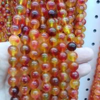 Perles de pierre gemme unique, Jade, DIY & normes différentes pour le choix, rouge, Vendu par brin