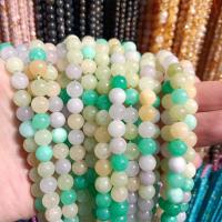 Single Gemstone Beads, Chalcedony, Round, DIY 