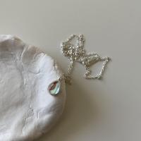 Collier de bijoux en argent , Argent sterling 925, avec 5cm chaînes de rallonge, bijoux de mode & pour femme Environ 40 cm, Vendu par PC
