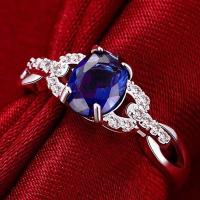 Rhinestone Zinc Alloy Finger Ring, with Crystal, fashion jewelry & with rhinestone 