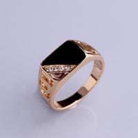 Rhinestone Zinc Alloy Finger Ring, fashion jewelry & enamel & with rhinestone 