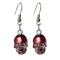 Zinc Alloy Drop Earring, plated, Halloween Jewelry Gift & for woman, 43mm 