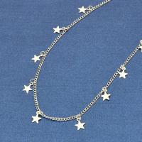 Zinc Alloy Necklace, with 7cm extender chain, plated, fashion jewelry & for woman Approx 46 cm 