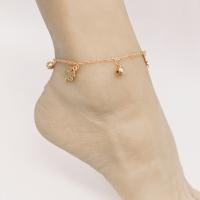 Zinc Alloy Anklet, with 5cm extender chain, fashion jewelry & for woman Approx 22 cm 