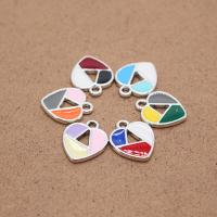 CCB Plastic Pendants, Copper Coated Plastic, DIY & enamel & mixed & hollow, mixed colors, Approx [