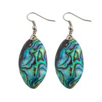 Abalone Shell Earring, Brass, with Abalone Shell, fashion jewelry & for woman [