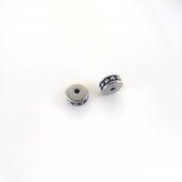 304 Stainless Steel Spacer Bead, Flat Round, DIY & blacken, original color Approx 1.2mm 