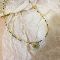 Акриловые ожерелье, Акрил, с Кристаллы, ювелирные изделия моды & разные стили для выбора & Женский, Много цветов для выбора, 45cm, продается PC