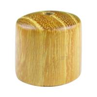 Original Wood Beads, Golden Sandalwood, barrel, DIY [