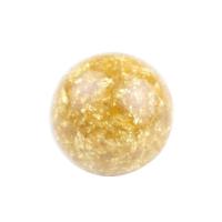Gold Foil Beads, Round, DIY, 6mm 