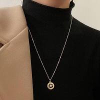 Zinc Alloy Necklace, gold color plated, fashion jewelry & for woman Approx 50 cm 