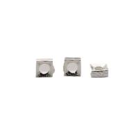 Sterling Silver Beads, 925 Sterling Silver, Square, DIY, 2mm 