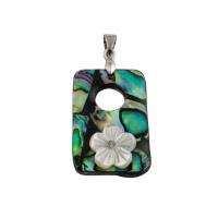 Abalone Shell Pendants, with Brass, fashion jewelry & for woman Approx 4mm 