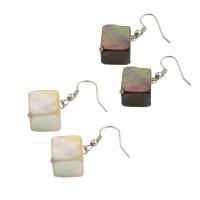 Abalone Shell Earring, Brass, with Abalone Shell, fashion jewelry & for woman 