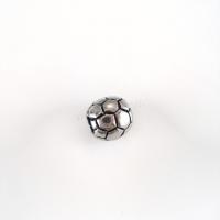 Acier inoxydable 304 perle d'entretoise, Rond, DIY & noircir, couleur originale Environ 5mm, Vendu par PC[