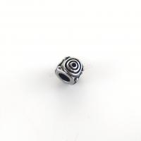 Acier inoxydable 304 perle d'entretoise, pilier, DIY & noircir, couleur originale Environ 5mm, Vendu par PC[