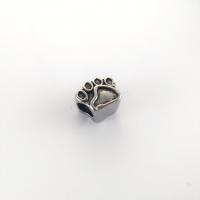 Acier inoxydable 304 perle d'entretoise, Griffe, DIY & noircir, couleur originale Environ 5mm, Vendu par PC[