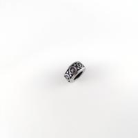 304 Stainless Steel Spacer Bead, Flat Round, DIY & blacken, original color Approx 5mm 