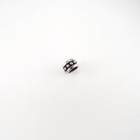 304 Stainless Steel Spacer Bead, Flat Round, DIY & blacken, original color Approx 5mm 