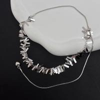 Zinc Alloy Necklace, fashion jewelry & for woman 