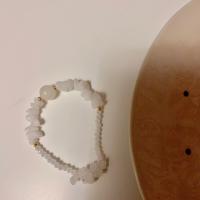 Glass Jewelry Beads Bracelets, Glass Stone, fashion jewelry & for woman 16cm 