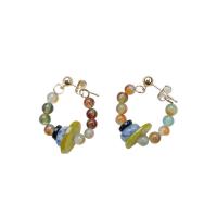 Resin Zinc Alloy Earring, with Zinc Alloy, plated, fashion jewelry & for woman 