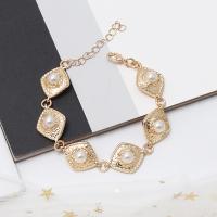 Gemstone Bracelets, Zinc Alloy, with Gemstone, with 1.97inch extender chain, fashion jewelry & for woman Approx 6.49 Inch 
