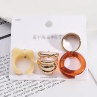 Ring Set, Zinc Alloy, with Resin, fashion jewelry & for woman 