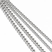 Stainless Steel Oval Chain, 304 Stainless Steel, DIY & twist oval chain 