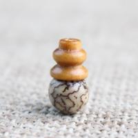 Original Wood Beads, Bodhi Root Raw Seed, DIY, 6mm [