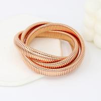 Stainless Steel Bangle, 304 Stainless Steel, Vacuum Ion Plating, three layers & fashion jewelry & for woman [