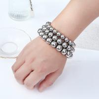 Stainless Steel Chain Bracelets, 304 Stainless Steel, Round, fashion jewelry & for man, original color 