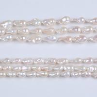 Perles nacres baroques de culture d'eau douce , perle d'eau douce cultivée, DIY & normes différentes pour le choix, blanc Environ 36 cm, Vendu par brin