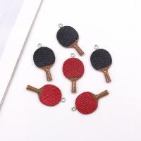Resin Jewelry Pendant, Table Tennis Racket, epoxy gel, DIY Approx 