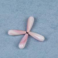 Natural Freshwater Shell Beads, Teardrop, DIY, pink 